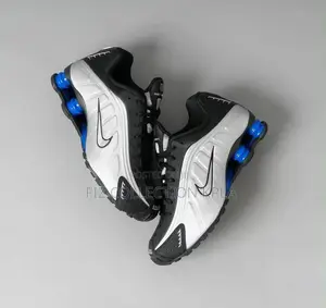 Nike Shox R4 Black Racer Blue Original Sneakers