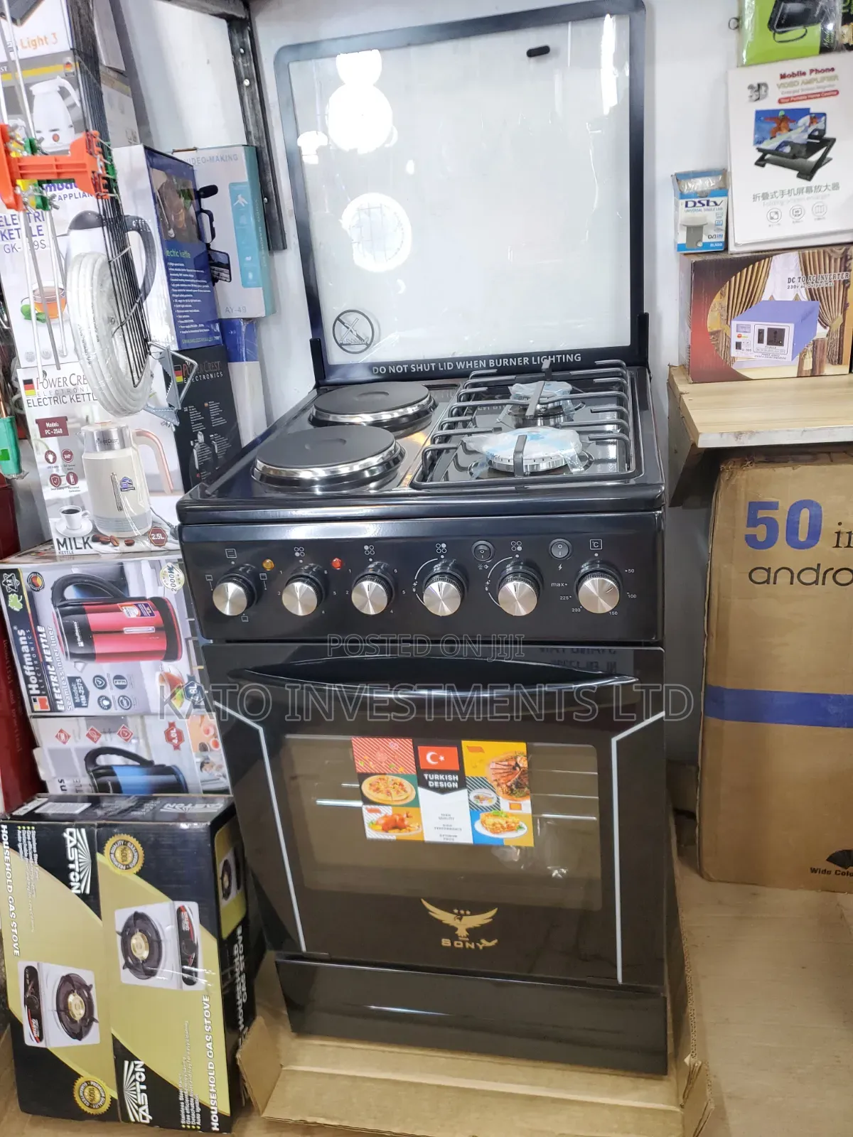 Pana Sony 50*50 Inch 2+2 Electric Oven Gas Cooker