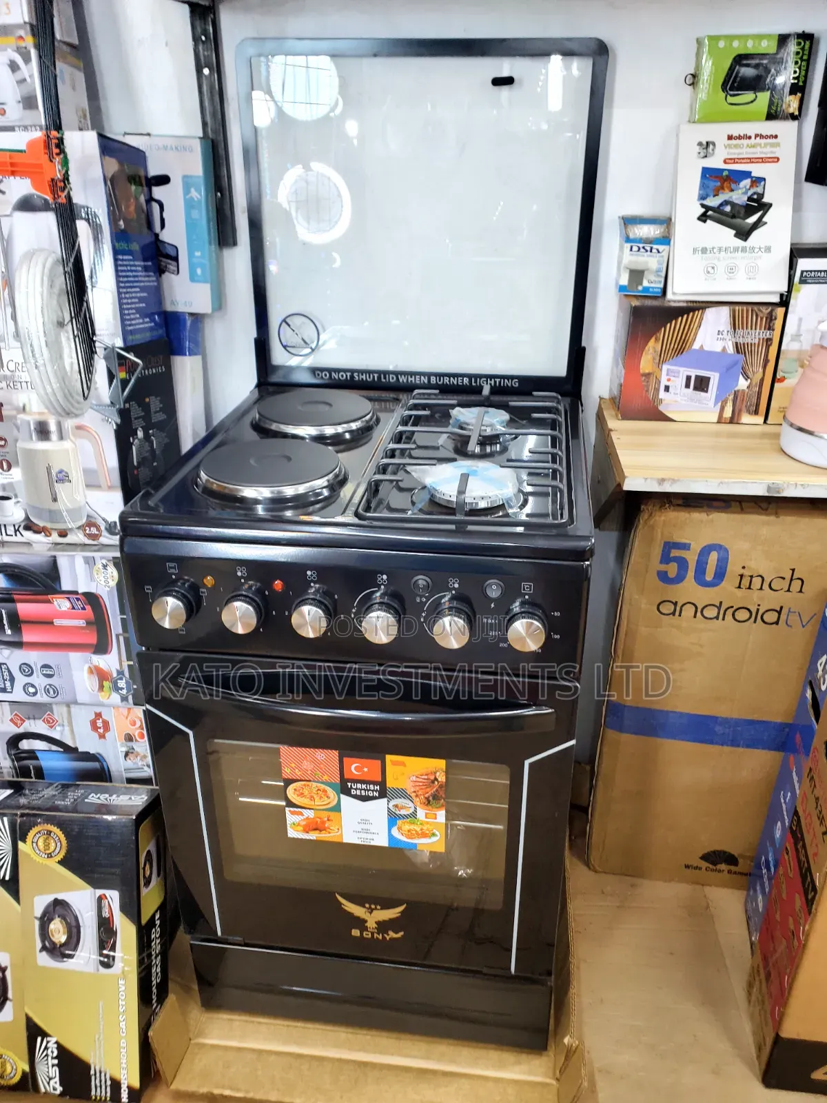 Pana Sony 50*50 Inch 2+2 Electric Oven Gas Cooker