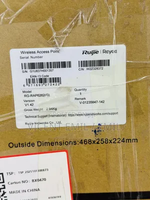Ruijie Reyee RG-RAP6262(G) Outdoor Wi-Fi 6 Access Point.