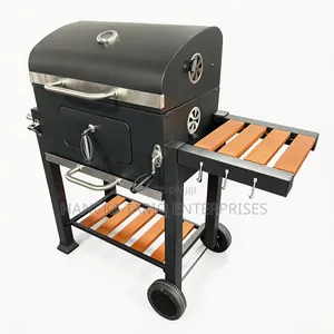 Heavy-Duty Charcoal BBQ Grill and Smoker.