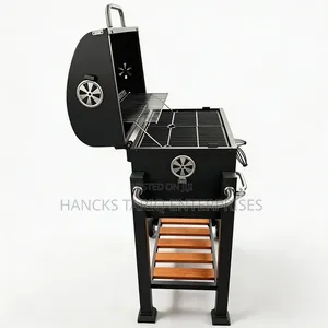 Heavy-Duty Charcoal BBQ Grill and Smoker.