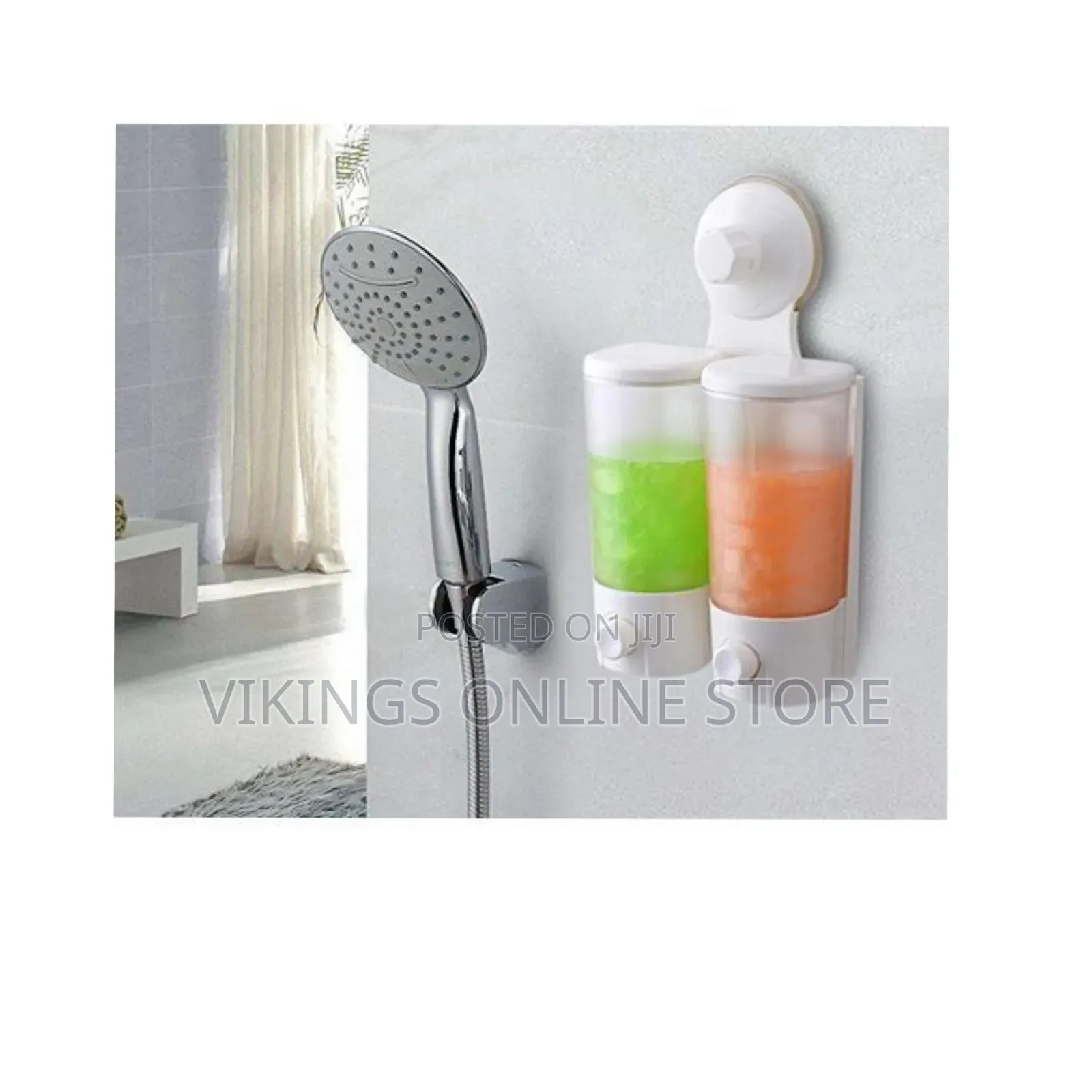 Magic Wall Mounted Suction Cup Hand Wash Liquid Soap Dish Dispenser