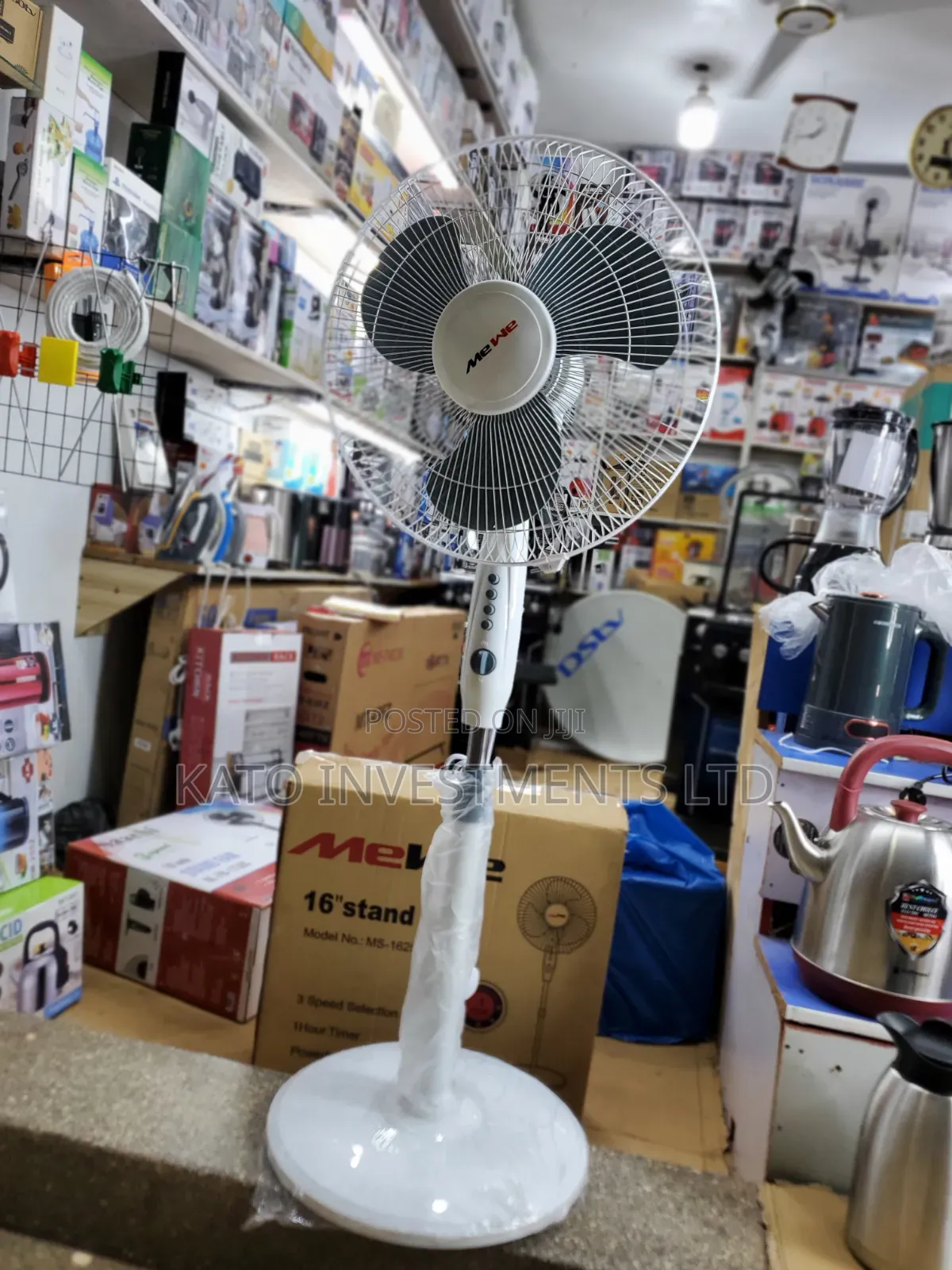 Generic Original Mewe Stand Fan With Timer