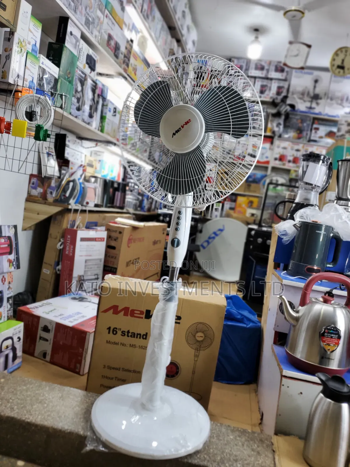 Generic Original Mewe Stand Fan With Timer