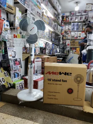 Generic Original Mewe Stand Fan With Timer