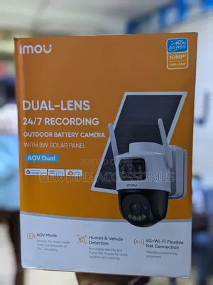 Imou Dual-Lens 24/7 Recording Outdoor Battery Camera, 8W Solar Panel