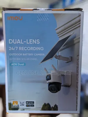 Imou Dual-Lens 24/7 Recording Outdoor Battery Camera, 8W Solar Panel