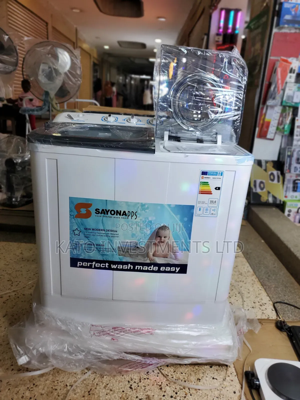 7.5kg Twin Tub Sayona Washing Machine