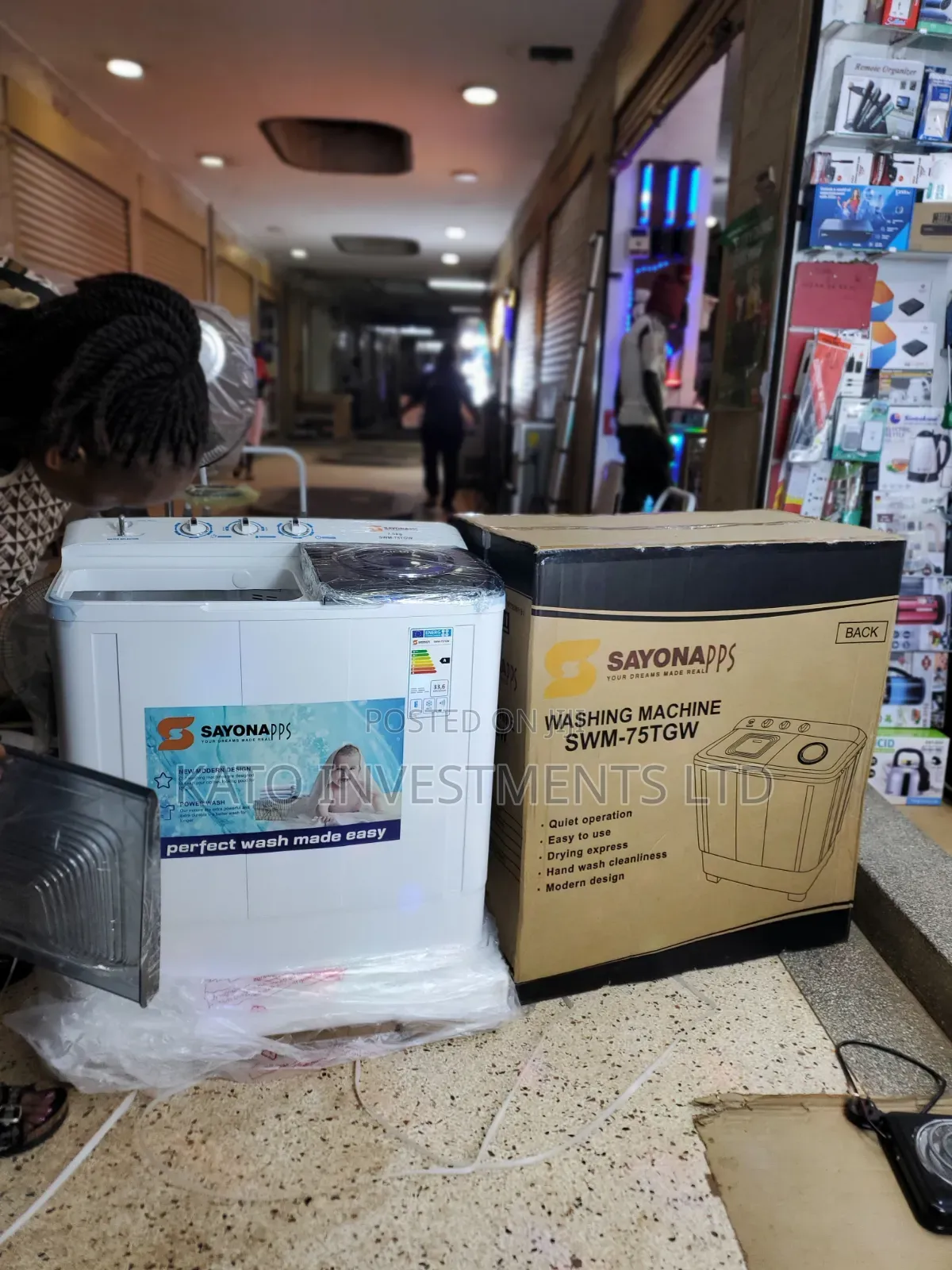 7.5kg Twin Tub Sayona Washing Machine