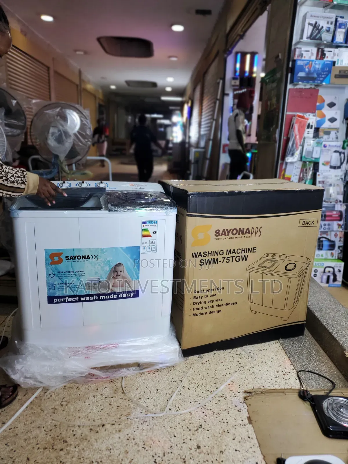 7.5kg Twin Tub Sayona Washing Machine