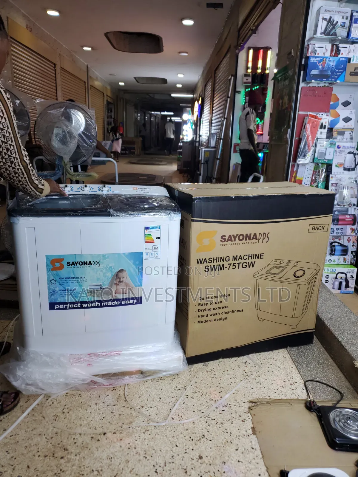 7.5kg Twin Tub Sayona Washing Machine