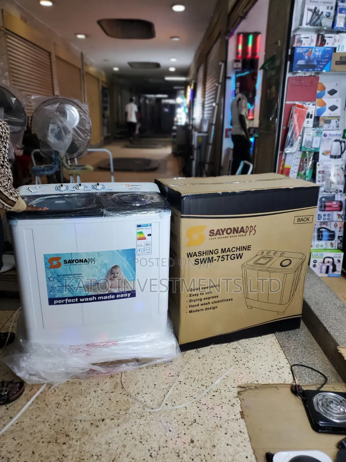 7.5kg Twin Tub Sayona Washing Machine