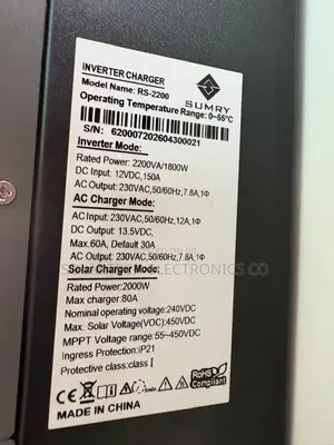 Pure Sine Wave SUMRY 2200VA Solar Inverter for Home