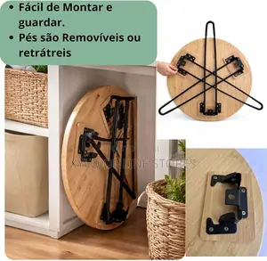 Tadao Round Bamboo Side Table