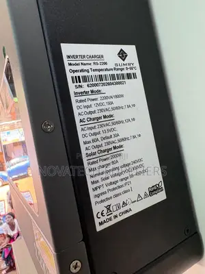 Sumry Rs-2200 12v Solar Inverter Charger 450v Pv Input 12vdc