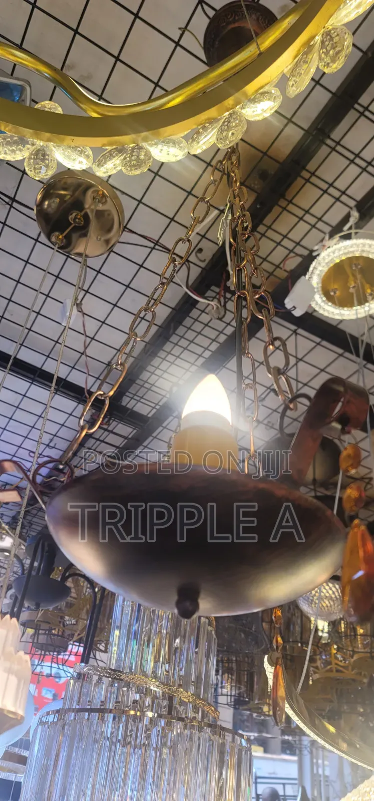 Bronze Bowl Pendant Light