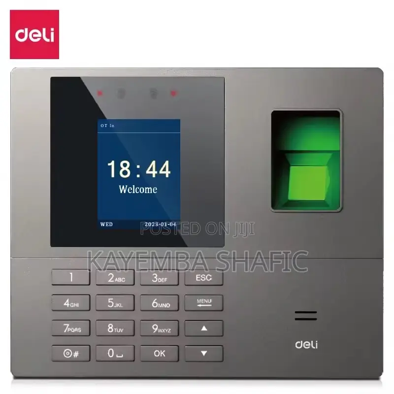 Deli S161 Biometric Fingerprint & Face Attendance Machine