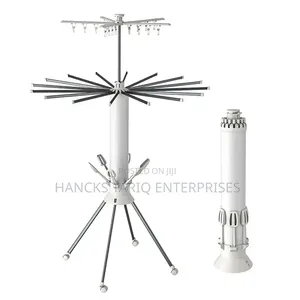 Foldable Rotating Laundry Drying Rack.