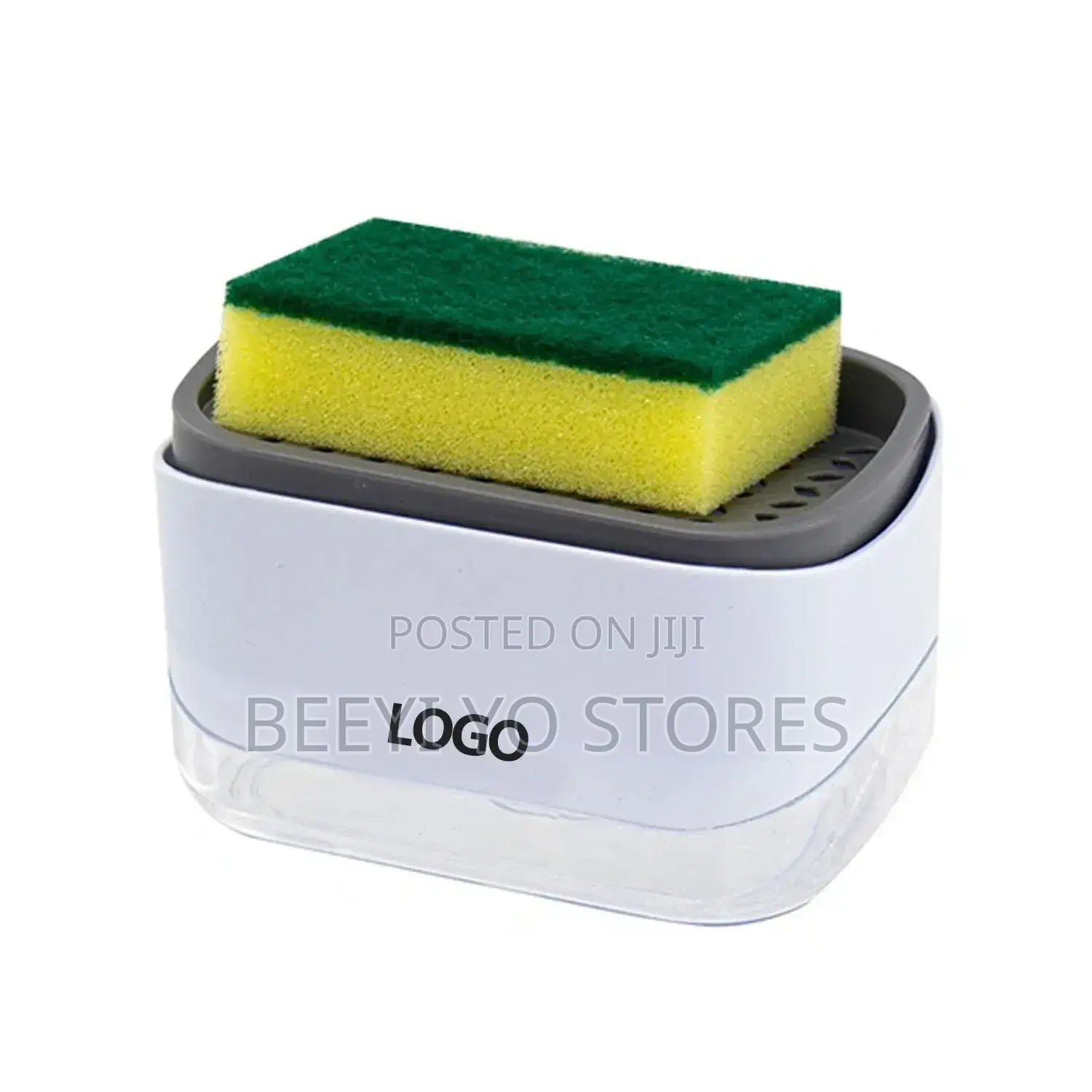 2-in-1 Soap Dispenser and Sponge Caddy.