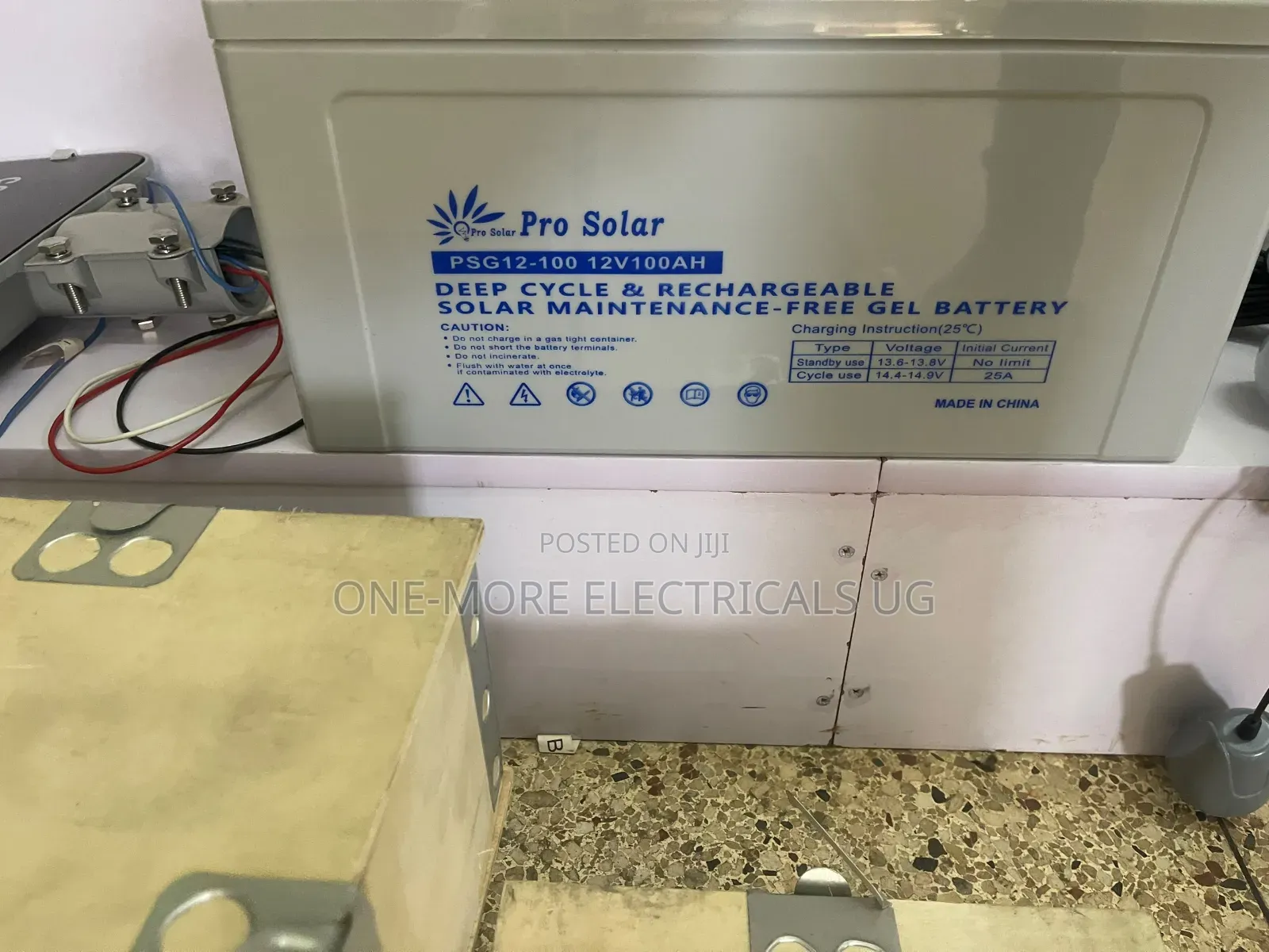 Deep Cycle Solar Gel Battery 100ah/12