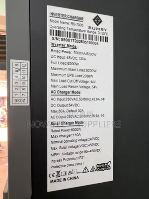 SUMRY 6200W Hybrid Solar Inverter With Built-in 110A MPPT