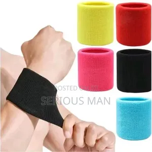2PCS Cotton Fitness Run Sweatband Gym Wristband