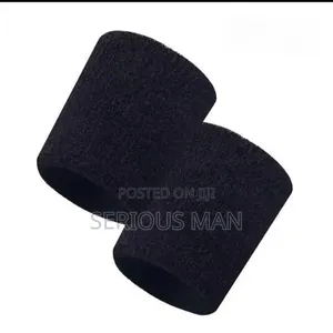 2PCS Cotton Fitness Run Sweatband Gym Wristband