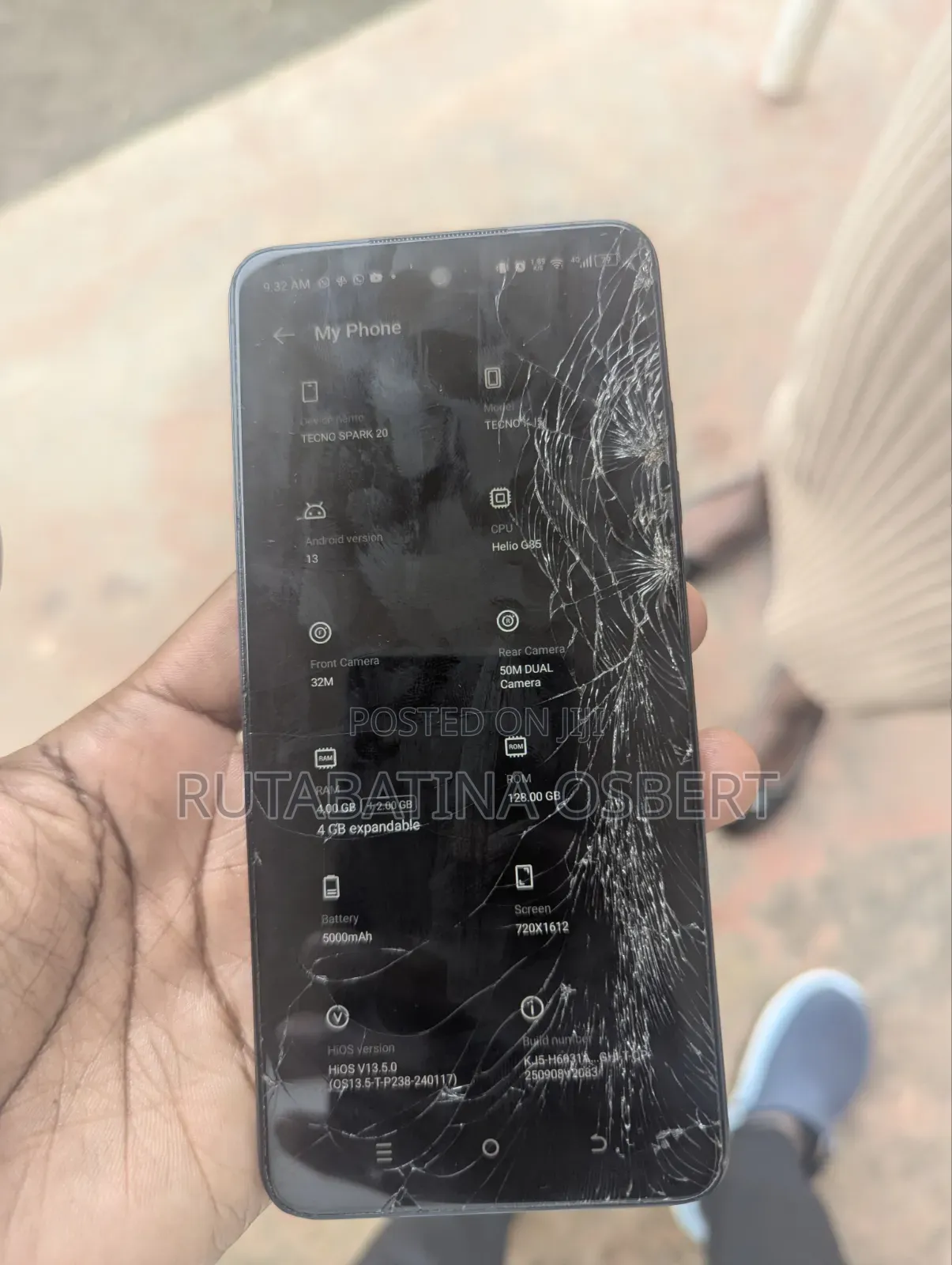 Tecno Spark 20 Pro 256 GB Black