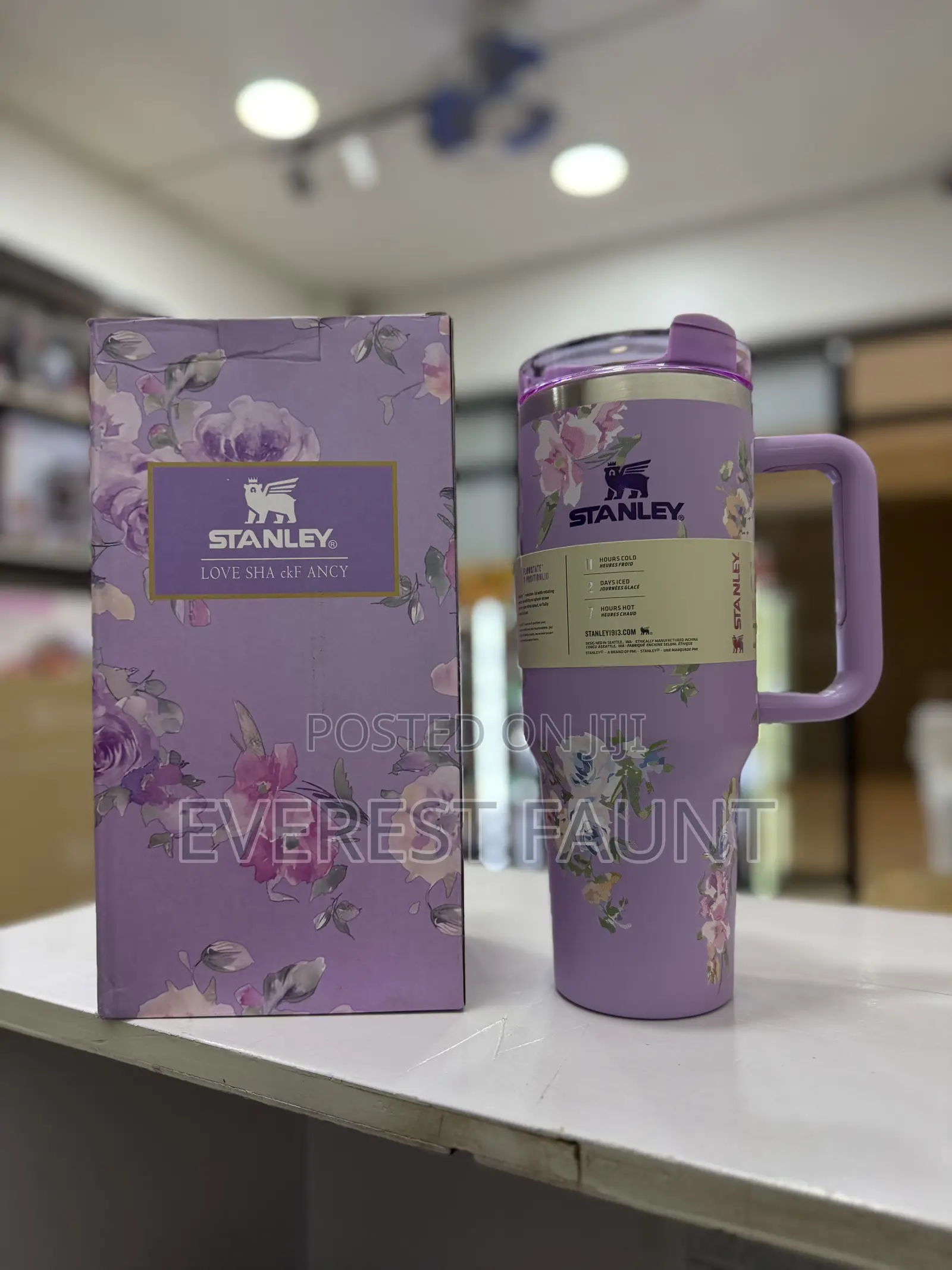 Stanely Cup Floweres Purple