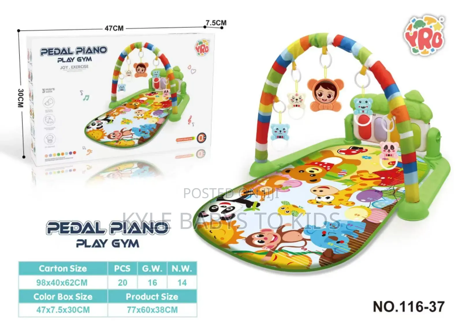 Musical Baby Paino Play Mat