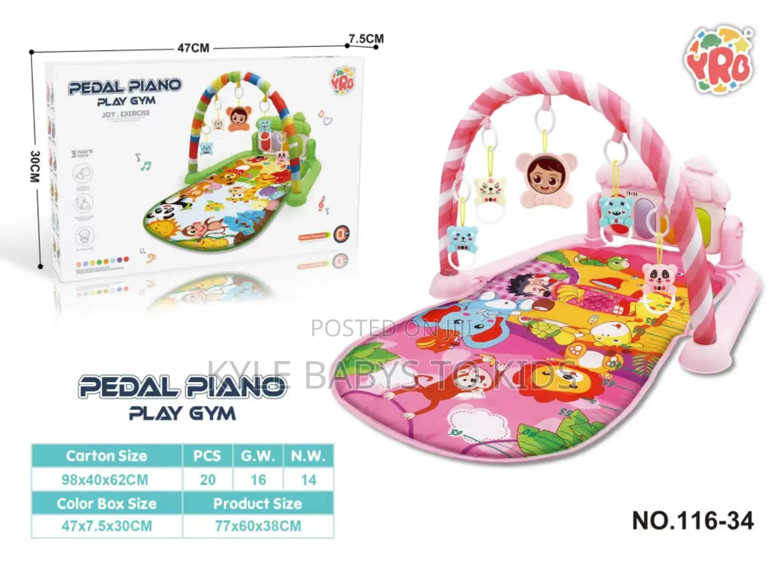 Musical Baby Paino Play Mat
