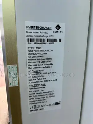 SUMRY 4200VA 3800W Hybrid Solar Inverter