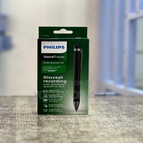 Philips VoiceTracer DVT1600 Audio Recorder Pen