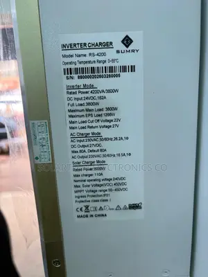 SUMRY 3800W Hybrid Inverter With Built-in 110A MPPT