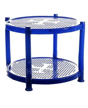 Complast Monza Round Double Decker Table