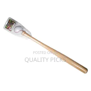 Relaxation Hard Wood Baseball Bat and Baseball Ball, for Beach Ball,