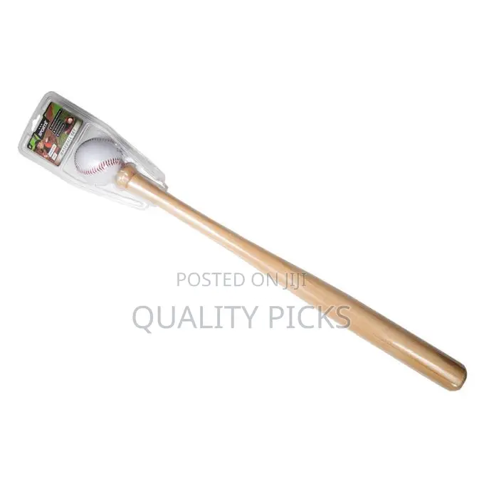 Relaxation Hard Wood Baseball Bat and Baseball Ball, for Beach Ball,