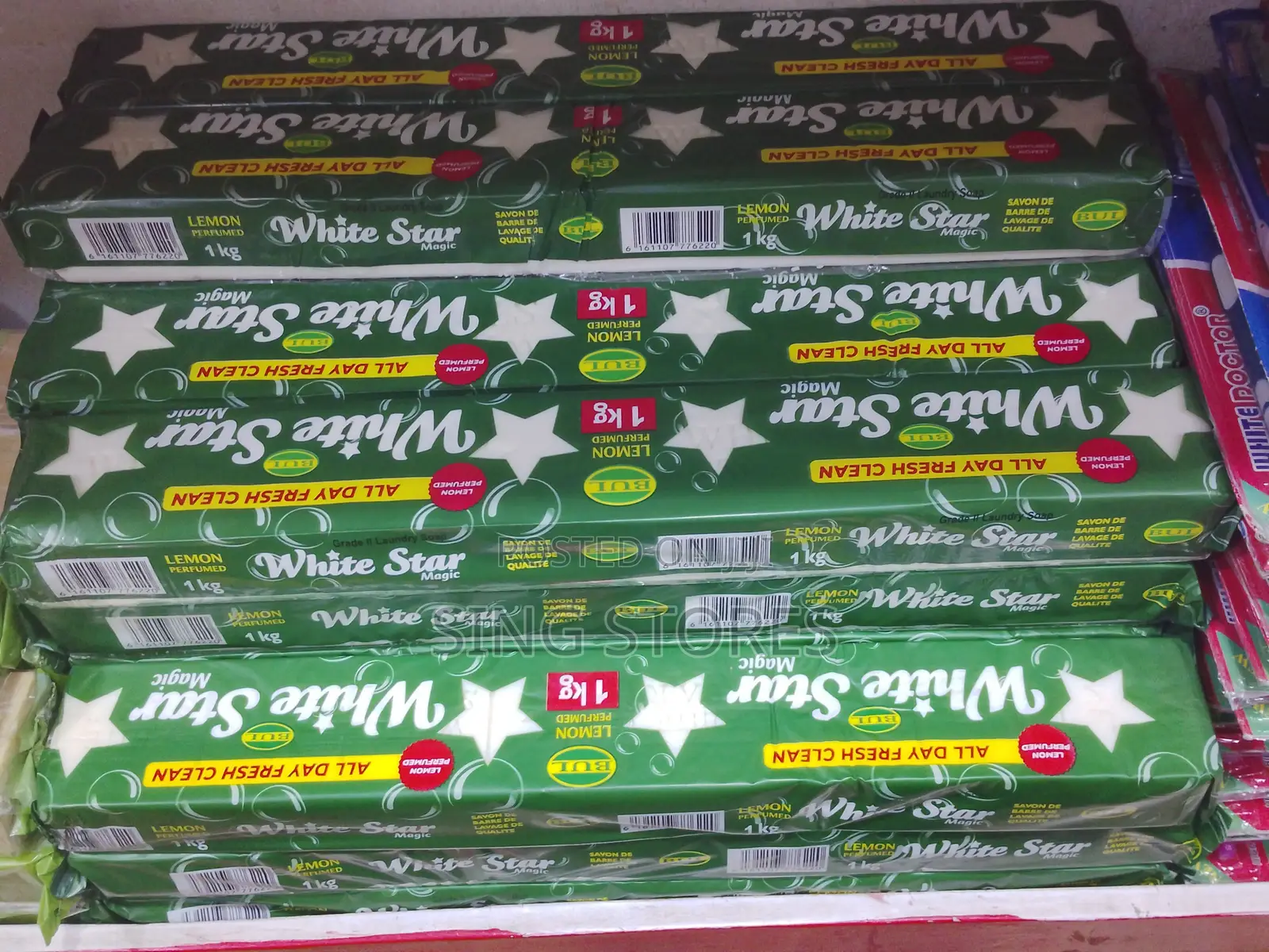 White Star Magic Bar Soap 1KG Box With 10 Bars