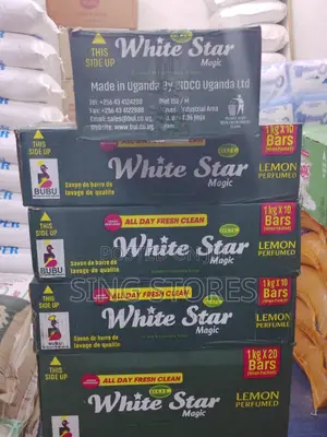 White Star Magic Bar Soap 1KG Box With 10 Bars