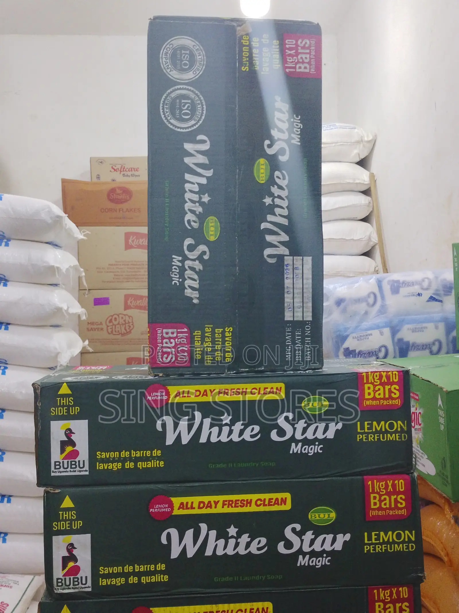 White Star Magic Bar Soap 1KG Box With 10 Bars