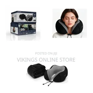 Porodo 2 in 1 Travel Comfort Duo With Velvet Memory Foam Pillow