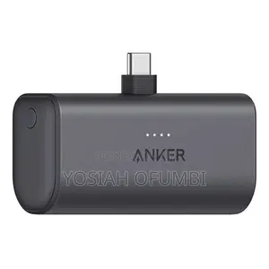Anker Nano Powerbank ( 22.5W,5000mAH, Built-in-USB-C Connector)