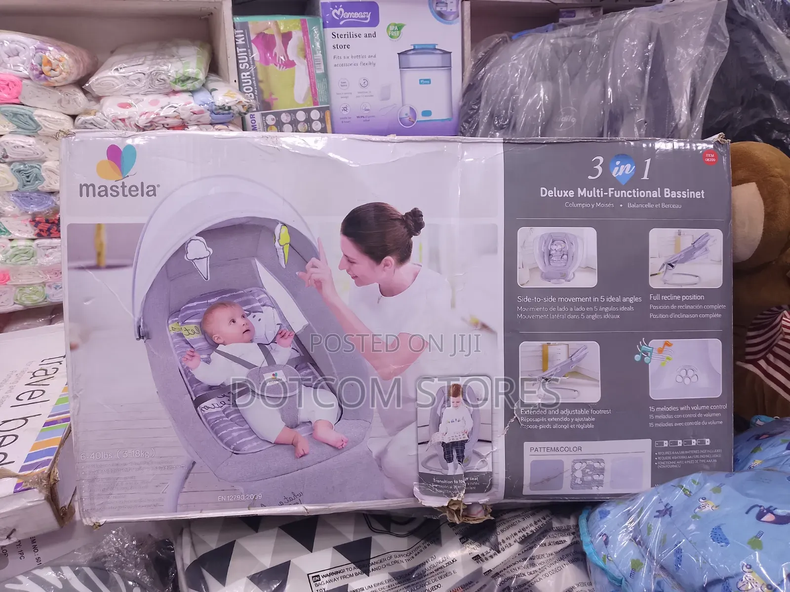 Mastela 3-in-1 Deluxe Multi-Functional Bassinet/Swing(8209)