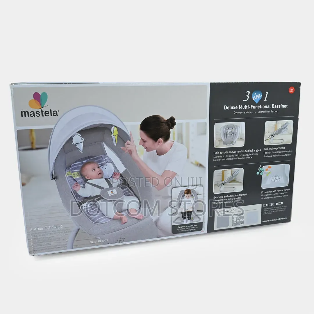 Mastela 3-in-1 Deluxe Multi-Functional Bassinet/Swing(8209)