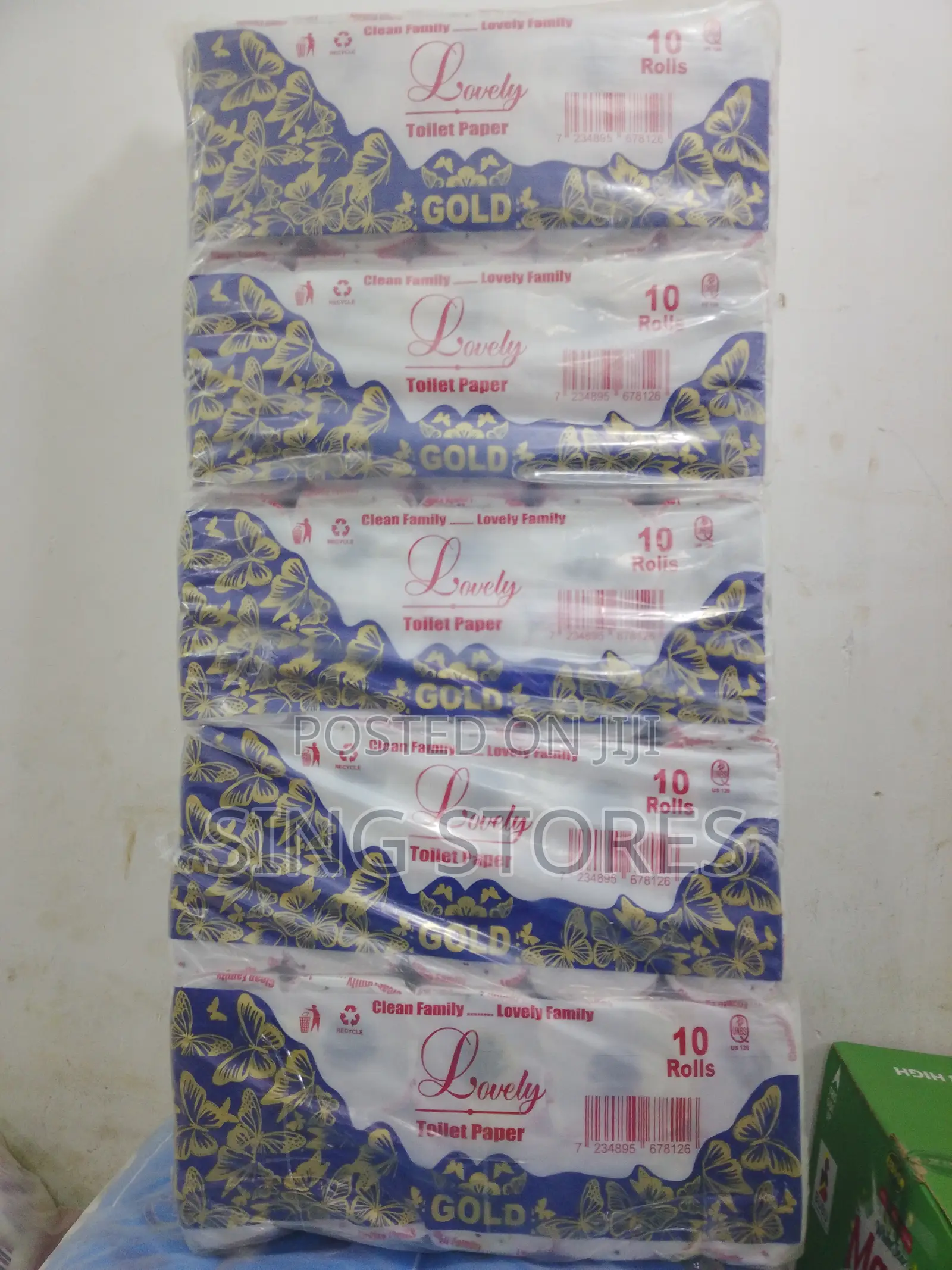 Lovely Toilet Paper 100 PCS / Full Sacket