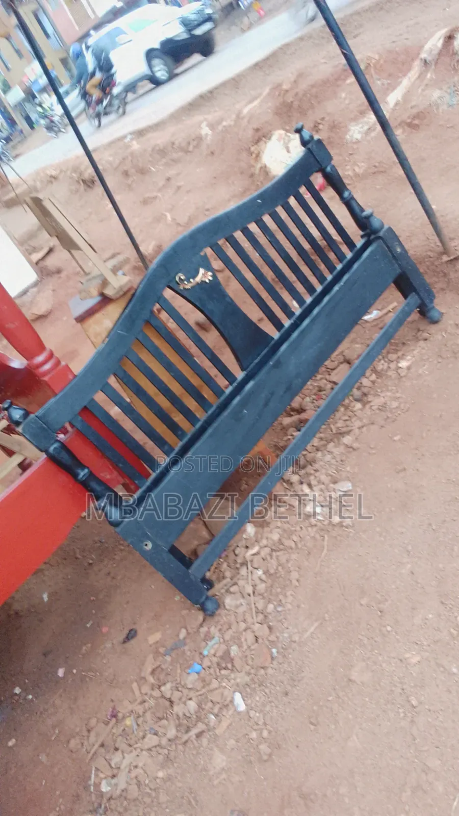 Used / Second Hand 5by6 Wooden Bed in a Fine State on Sale