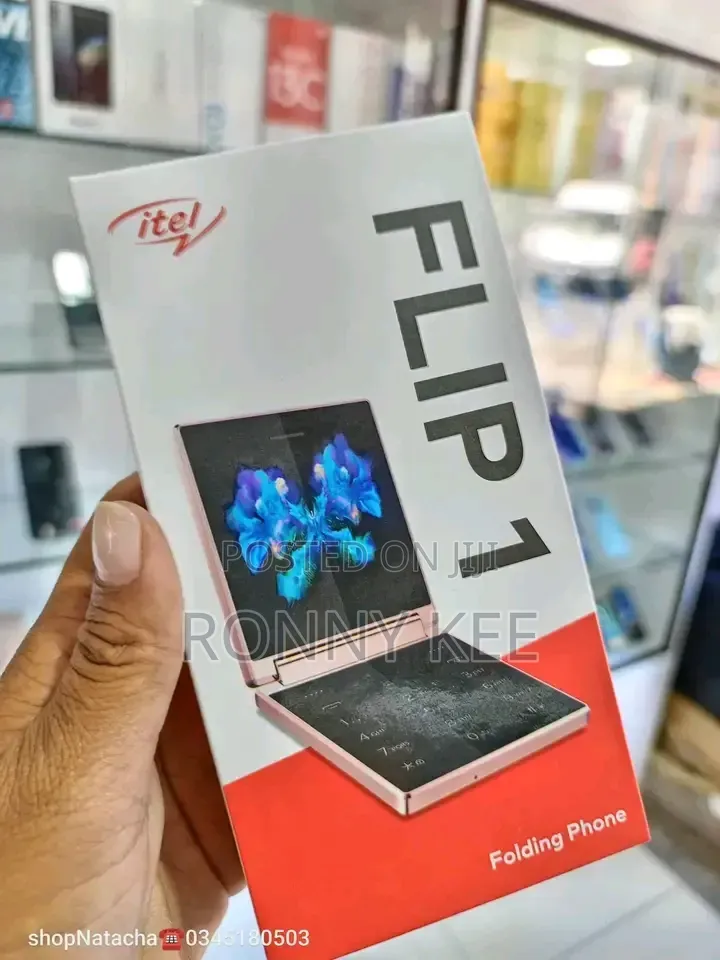 New Itel Flip 1 8 GB Black