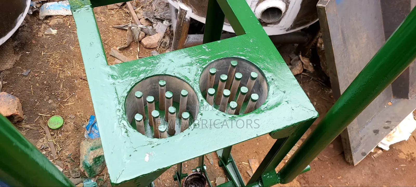 6" by 4" Double Honey Comb Briquettes Machine