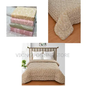 6 PCS 8*8 Set Leafline Reversible AC Comforter for Double Bed Made